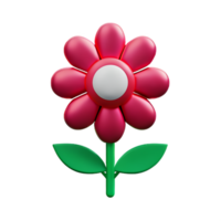 flor 3d ilustración icono png