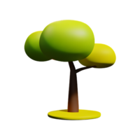 arbre 3d icône illustration png