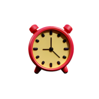 l'horloge 3d icône illustration png