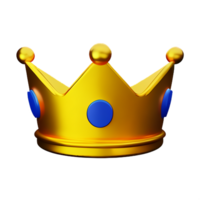 crown 3d icon illustration png