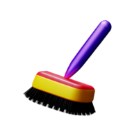 Brush 3d icon illustration png