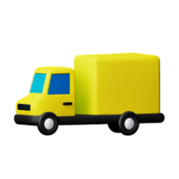 delivery 3d rendering icon illustration png