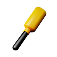 Brush 3d icon illustration png