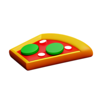 pizza 3d icon illustration png