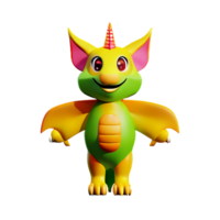 Drago 3d icona illustrazione png