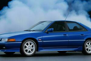 Sport car Subaru SVX 1990 JDM. Pro Photo