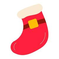 sock christmas gifts fireplace sweets icon element vector