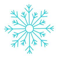 snowflake christmas winter cold pattern icon element vector