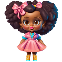 Retro Mini Dolls Enhanced AI Generated png