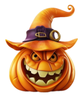 Halloween zucca elementi. generativo ai png