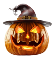 halloween pumpkin elements. generative ai png