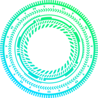 hud futuristische element. abstract optisch neon doel. cirkel meetkundig vorm voor virtueel koppel en spellen. camera zoeker voor scherpschutter wapen. png