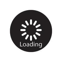 loading icon vector