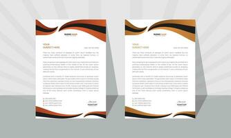 modern letterhead design vector