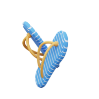 3d Illustration of slippers png