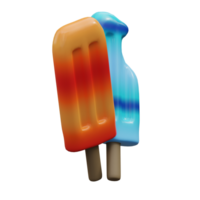 crème glacée illustration 3d png