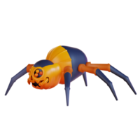 3d illustration of a Halloweens spider png