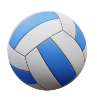 3d illustration av en volleyboll boll png