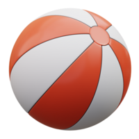 3d illustration av strand volleyboll png