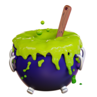 3d illustration av matlagning trolldryck png