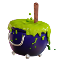 3d illustration av matlagning trolldryck png