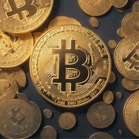Bitcoin Technology The Future of Digital Finance, Generative Ai photo