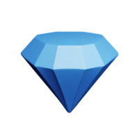 Diamant 3d Rendern Symbol Illustration png