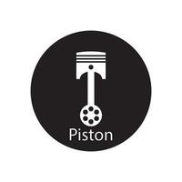 pistón icono vector