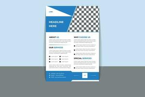 corporate Business Flayer design. vector