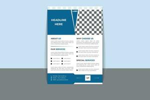 corporate Business Flayer design. vector