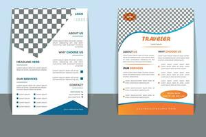 corporate Business Flayer design. vector