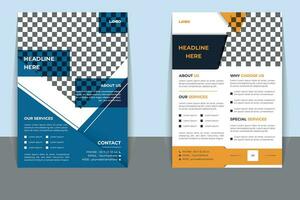 corporate Business Flayer design. vector