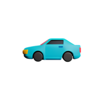 coche 3d ilustración icono png