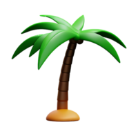 palm boom 3d renderen icoon illustratie png