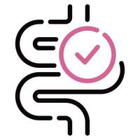 Digestive Health Icon Illustration vector