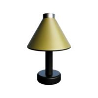 lamp 3d rendering icon illustration png