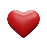 valentines day 3d stereo love red hearts png