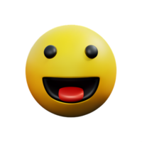 emoji 3d rendering icon illustration png