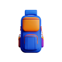 reiziger backpacker 3d reizen en vakantie illustratie png