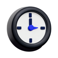 orologio 3d icona illustrazione png