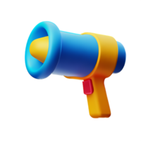 megaphone 3d icon png