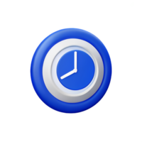 orologio 3d utente interfaccia icona png