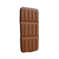 chocola 3d renderen icoon illustratie png