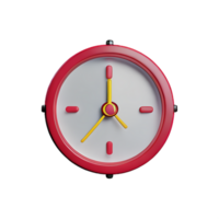 clock 3d icon illustration png