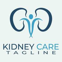 Kidney care and health vector