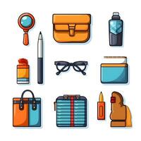 business object icon isolated illustration on white background generative Ai. photo