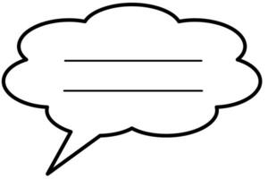 speech bubble icon vector illustration