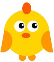 chicken animal chicken icon in outline style vector