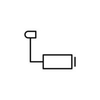 Camera Vector Line Icon. Perfect for web sites, books, stores, shops. Editable stroke in minimalistic outline style