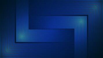 Dark blue simple abstract background with lines in a geometric style as the main element. vector